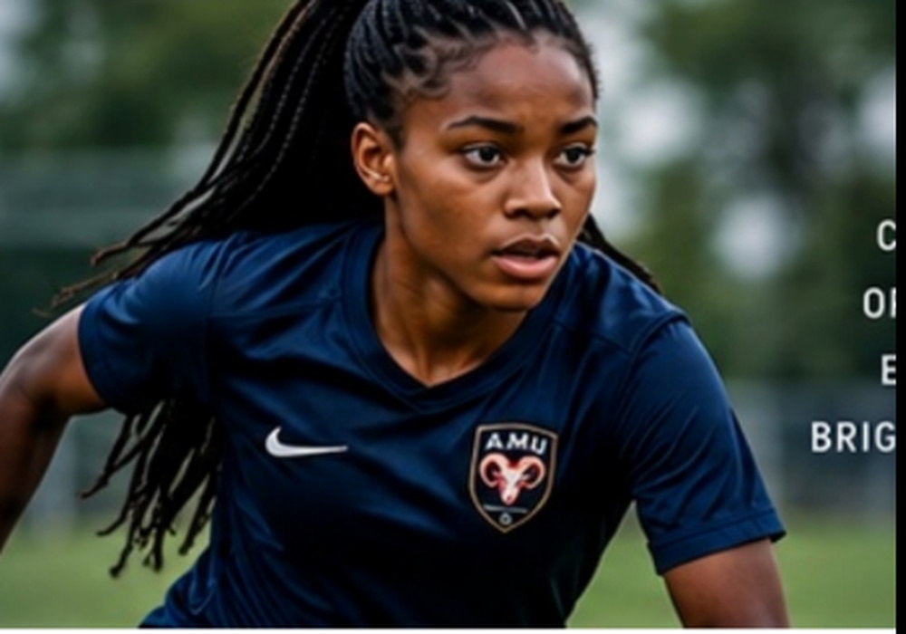 AMU female player action